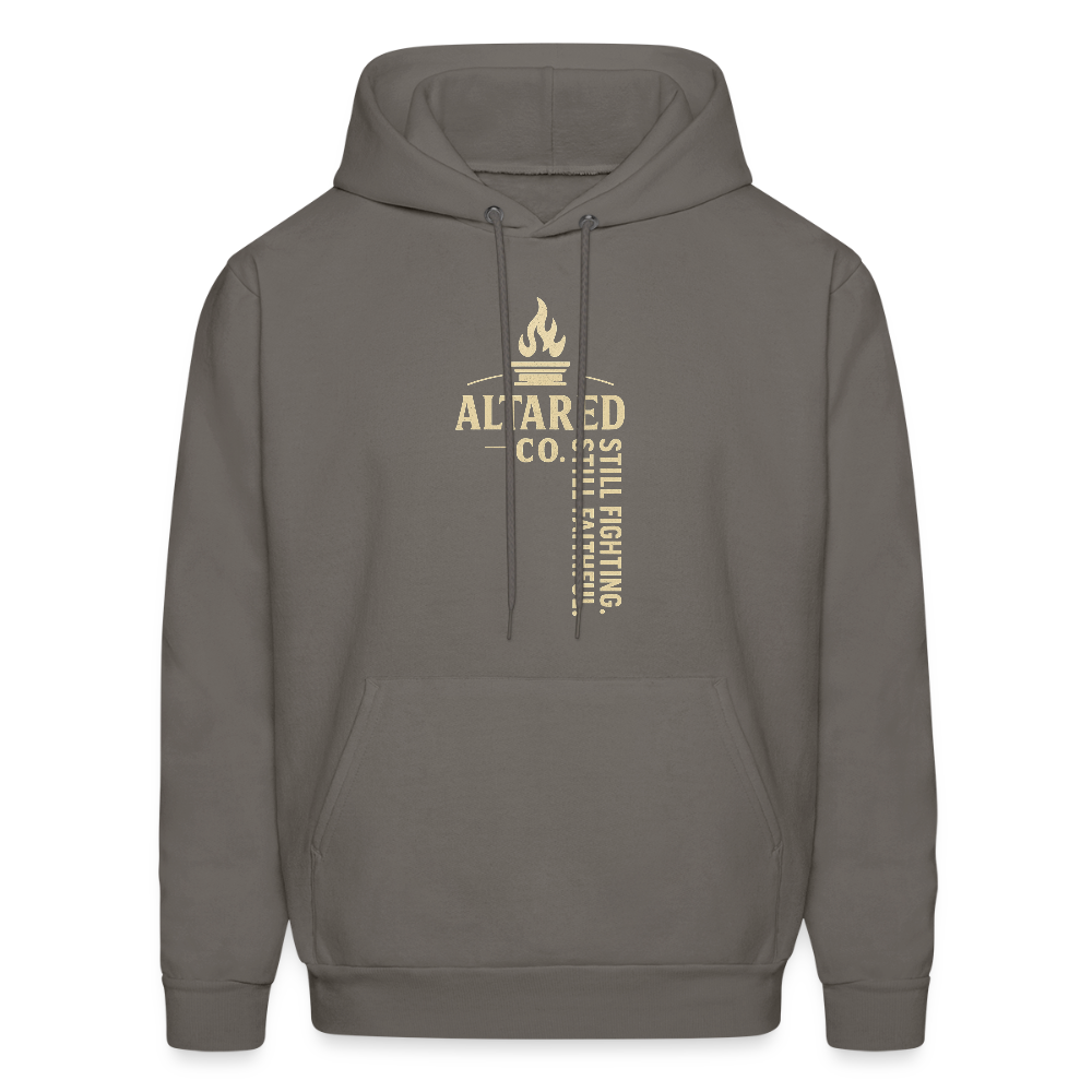 ALTARED CO. "Still Fighting. Still Faithful." Hoodie - asphalt gray