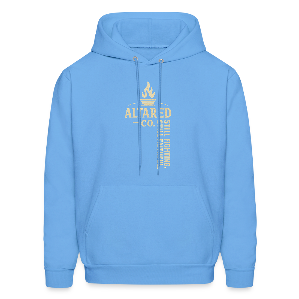 ALTARED CO. "Still Fighting. Still Faithful." Hoodie - carolina blue
