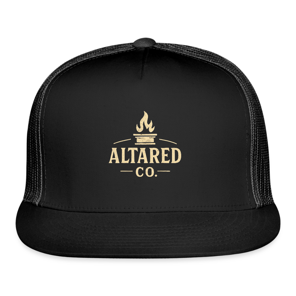 ALTARED CO. Trucker Hat - black/black